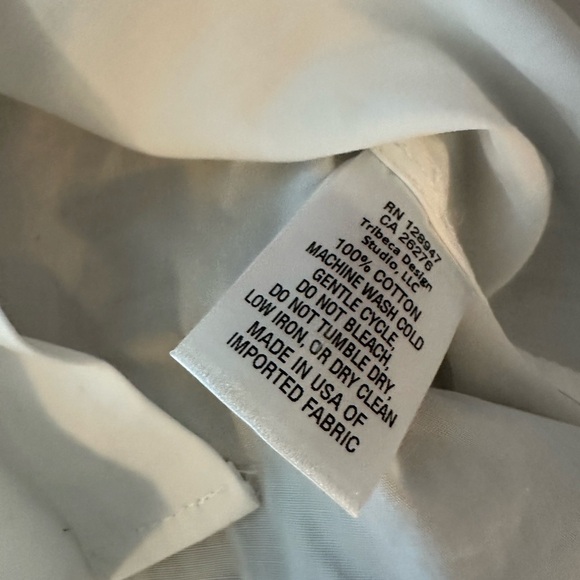 NILI LOTAN Cristobal Men White Button Down Shirt - Picture 7 of 11